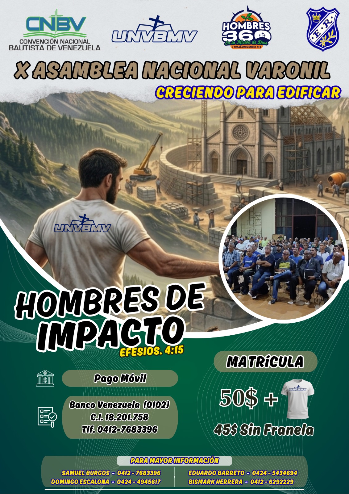X ASAMBLEA NACIONAL VARONIL 2026